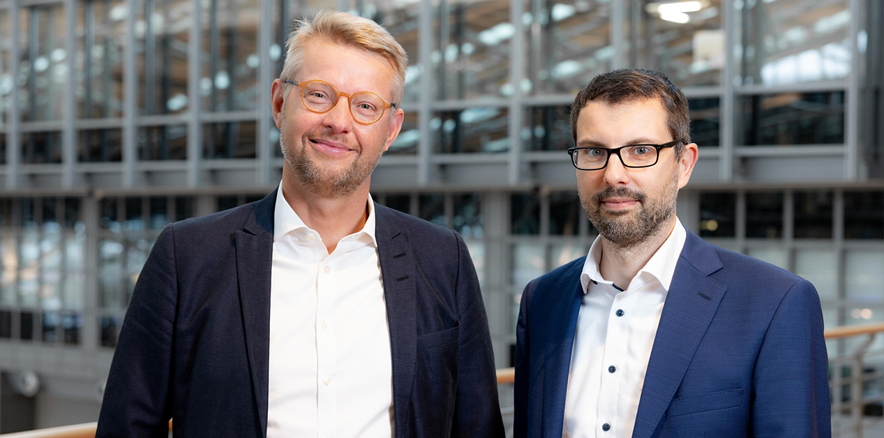 Die Geschäftsführer der SES (Sustainable Energy Solutions GmbH & Co. KG) Johannes Scharnberg und David Liebert (v.l.n.r.)
