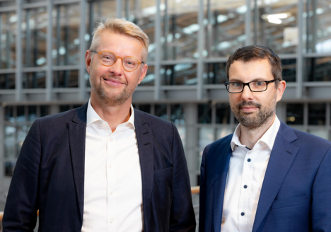 Die Geschäftsführer der SES (Sustainable Energy Solutions GmbH & Co. KG) Johannes Scharnberg und David Liebert (v.l.n.r.)